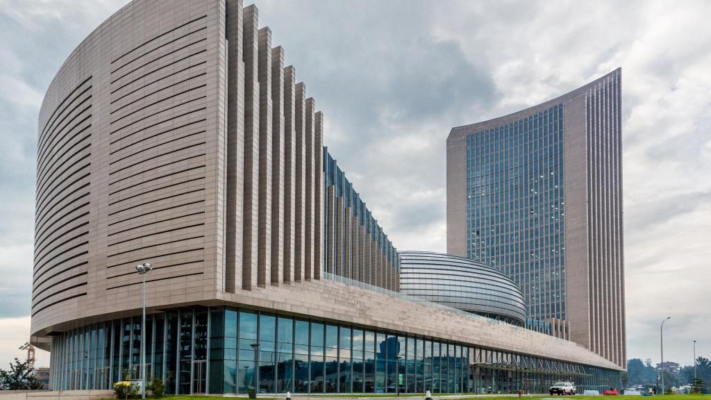 African Union building in Addis